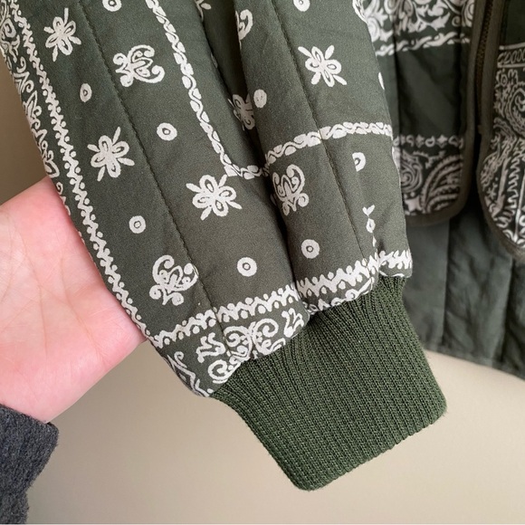 The Great Bandana Quilted Bomber Jacket - Picture 9 of 16